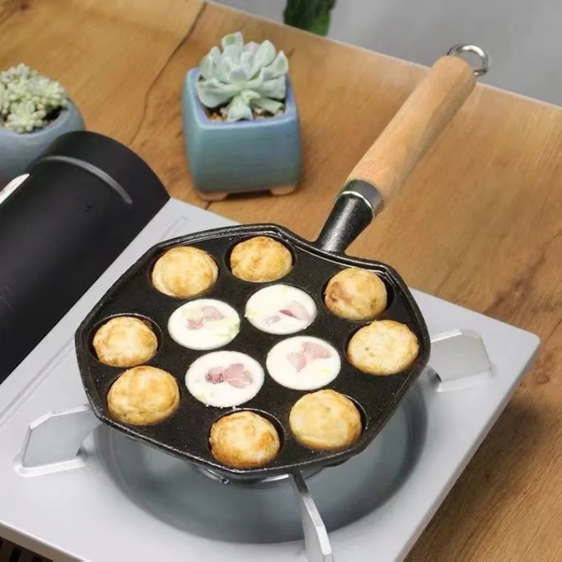 Takoyaki Grill Plate - Baking Takoyaki panci hadiah 14 lubang,