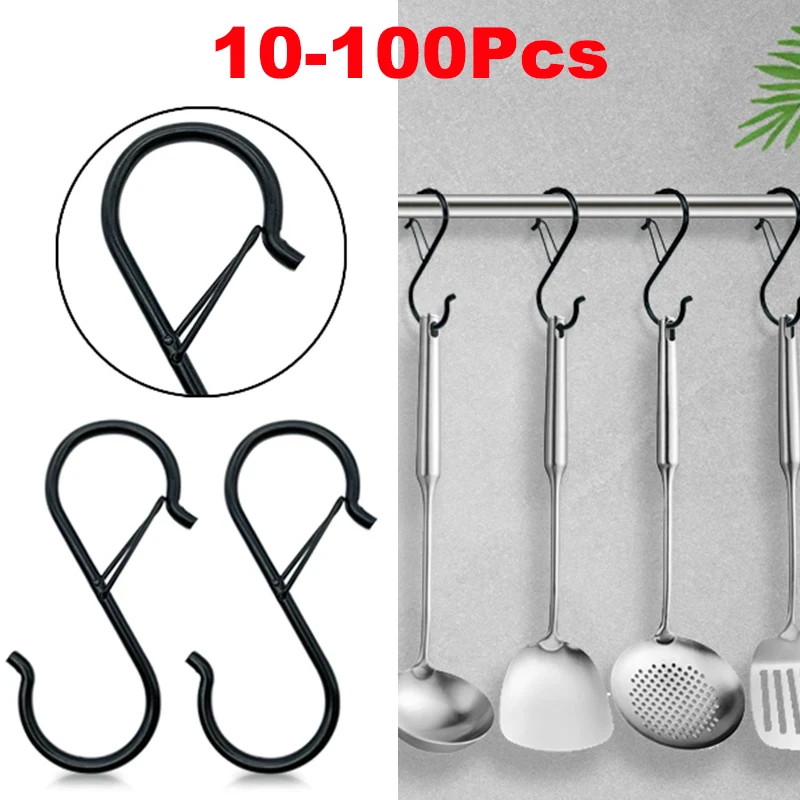 Cast Iron Corn - Kait gantung logam bentuk S, 10