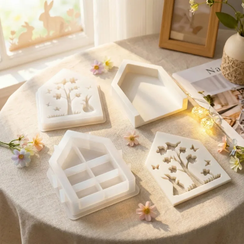 Bunny Cake Mold - Cetakan Silikon Anti Lengket Kelinci Model