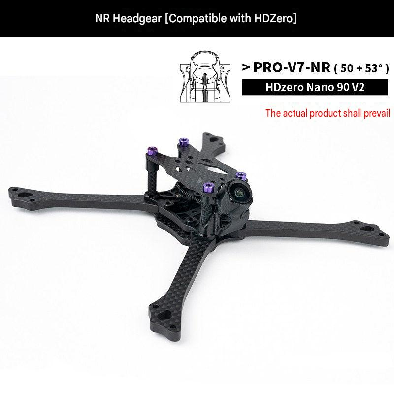 Crepe Pan Carbon - BCROWFPV PRO-V7 Rangka drone balap 5