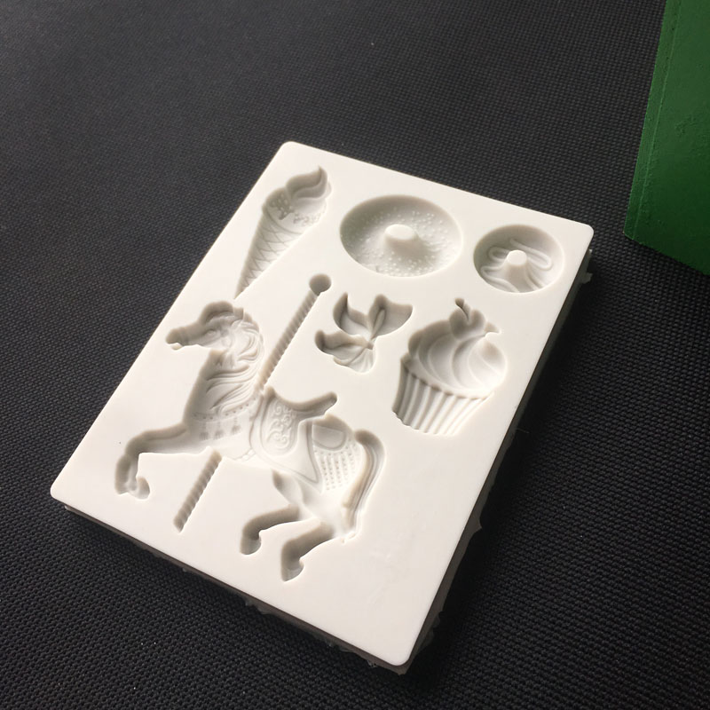 Donut Mold Silicone - Trojan Horse Es Krim Donat Silikon