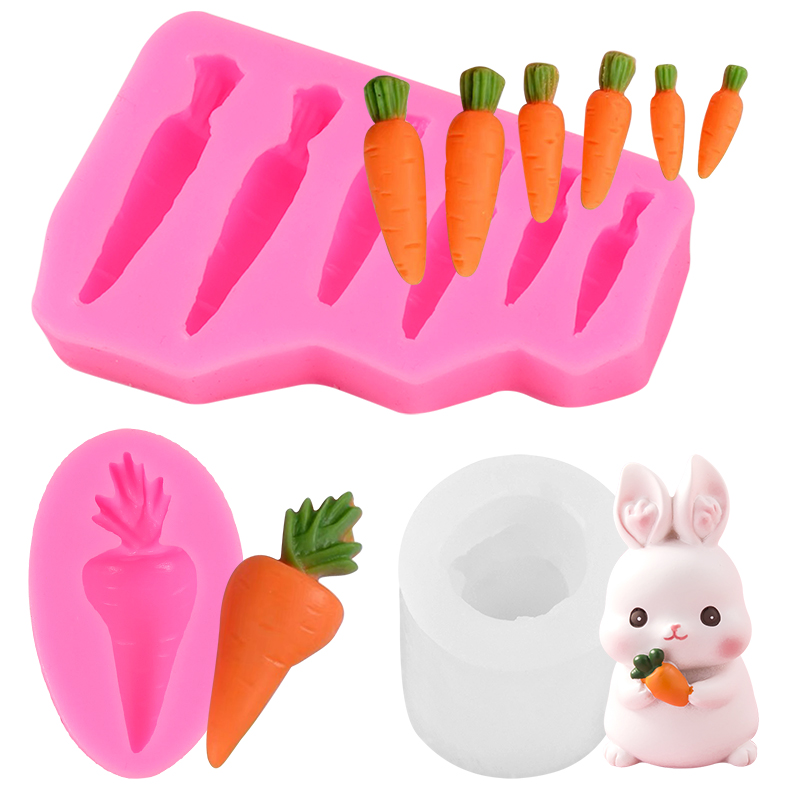 Bunny Cake Mold - Cetakan Silikon Kelinci Paskah 3D Model