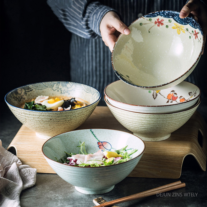 Dim Sum Basket - Mangkuk Mie Keramik 8 Inci Mangkuk