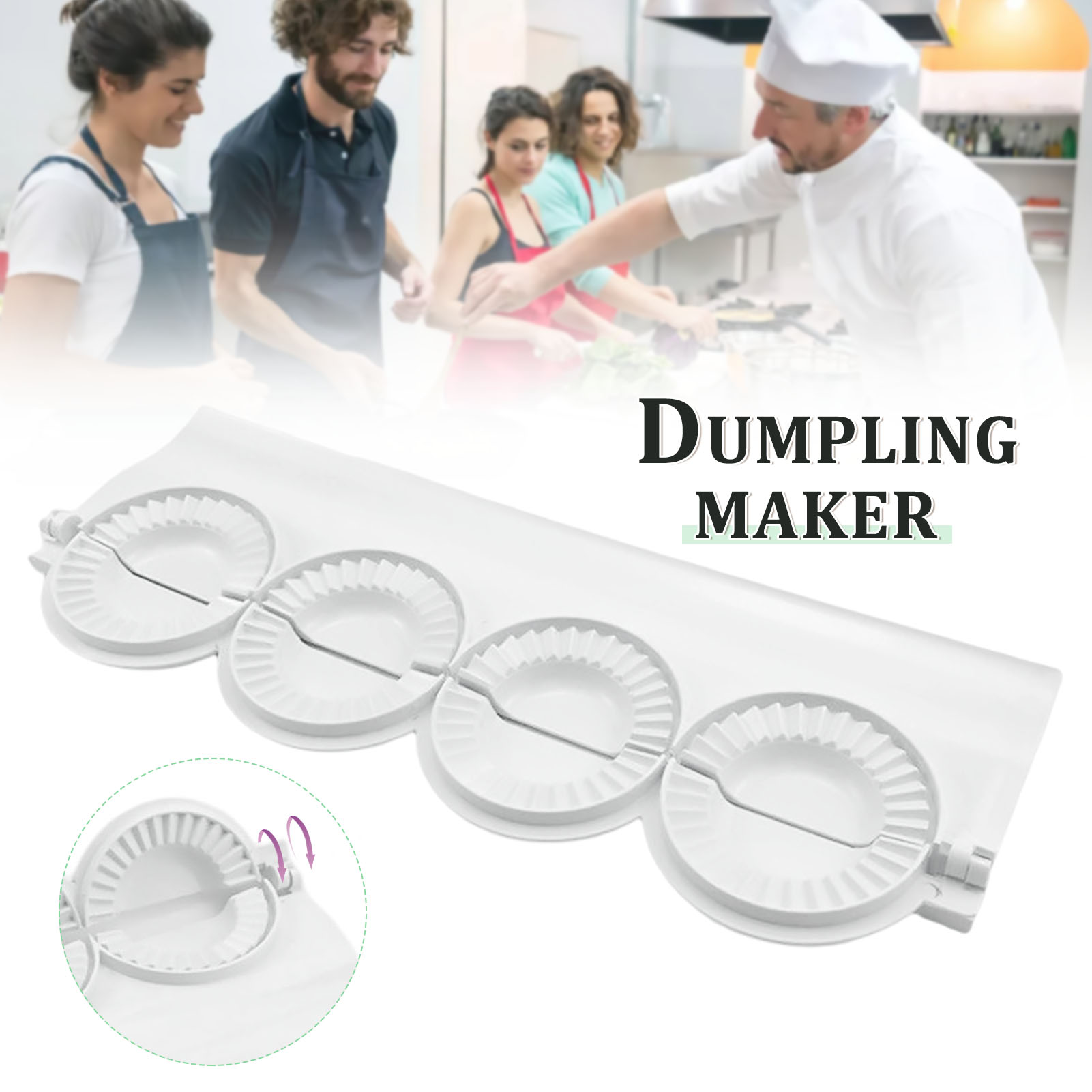 Dumpling Press Set - Large Diy Dumpling Mold Dough Press