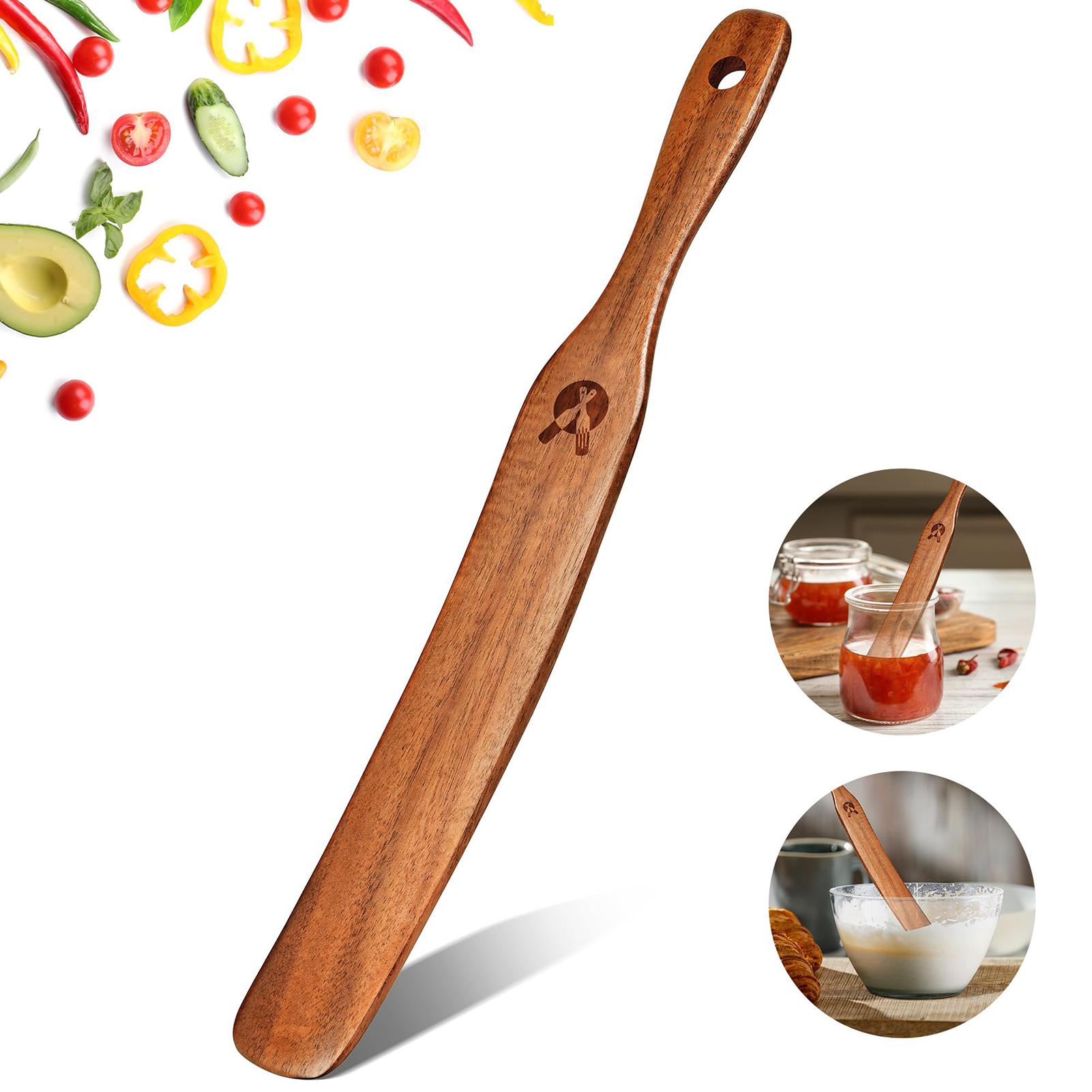 Okonomiyaki Spatula - Sendok Masak Kayu Portabel Multifungsi, Pengaduk