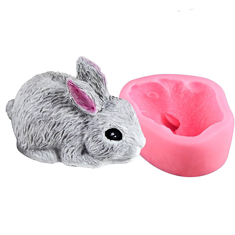 Cetakan sabun silikon kelinci  - Bunny Cake Mold ulasan dan harga