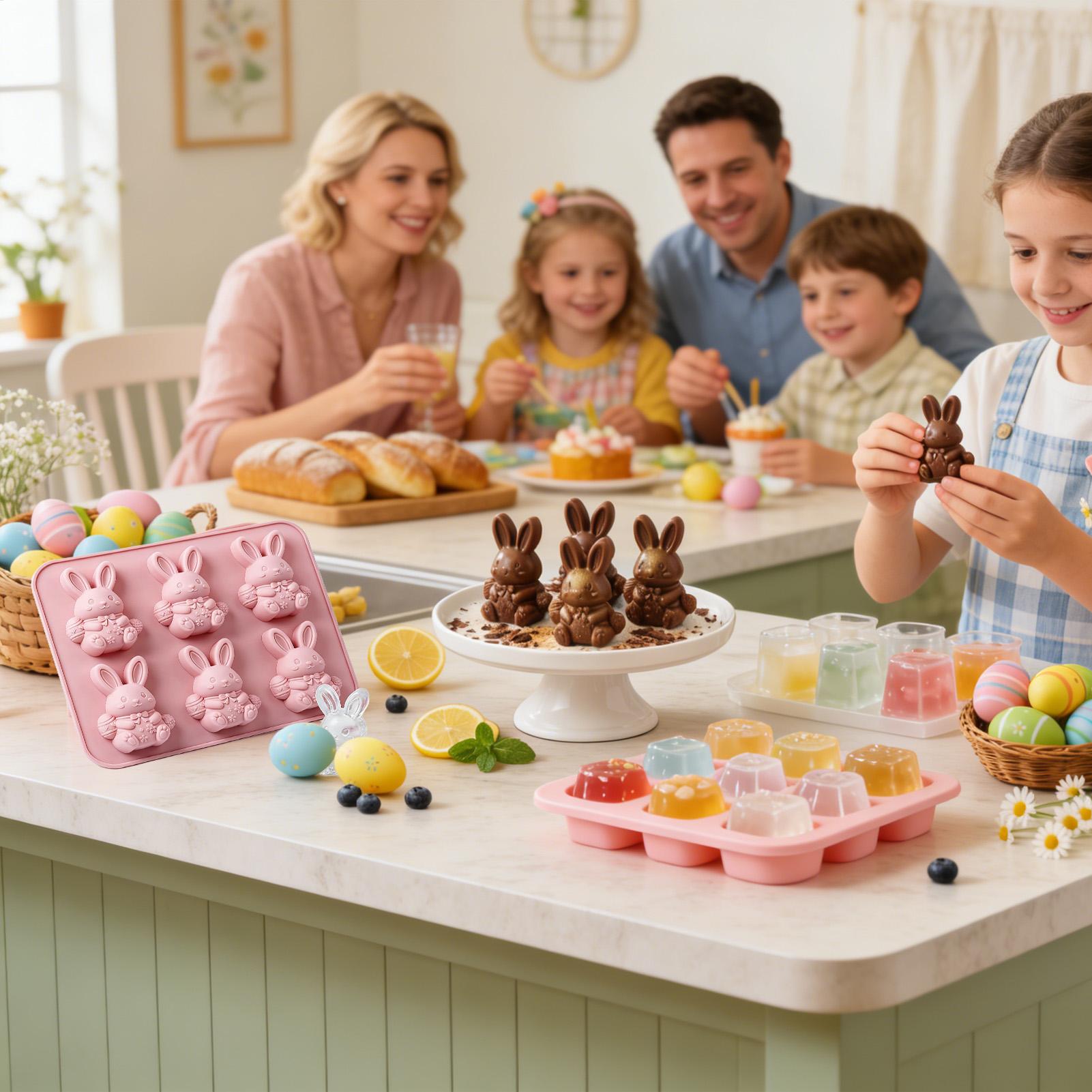 Cetakan Kue Paskah Buatan Tang - Bunny Cake Mold ulasan dan harga