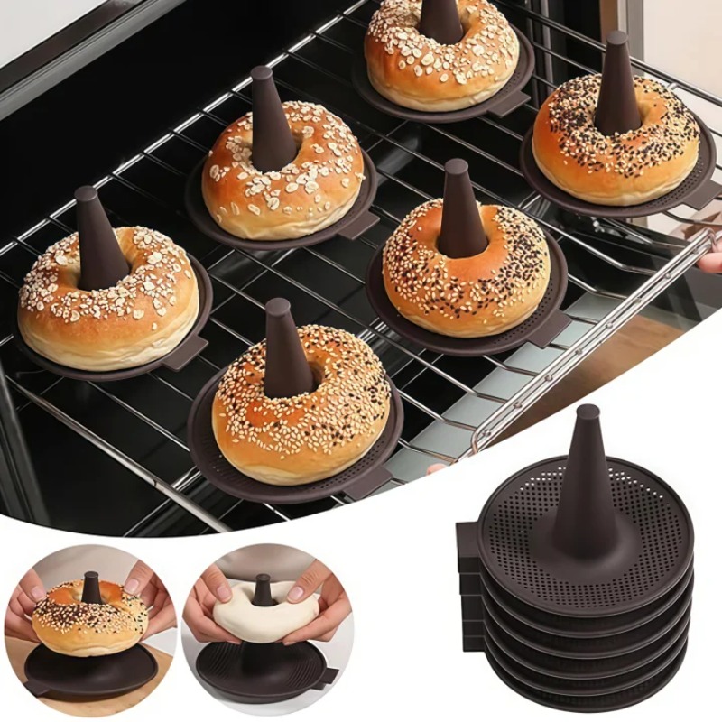 6Pcs Cetakan Kue Roti Donat Al - Donut Mold Silicone ulasan dan harga