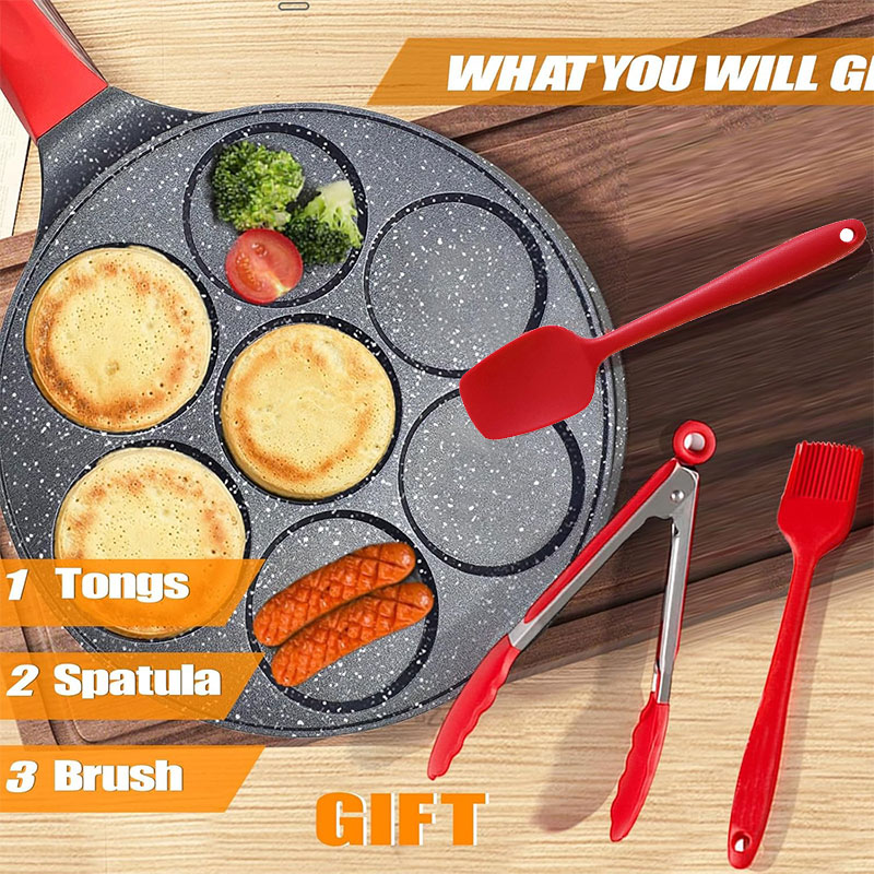 Wajan Pembuat Omelet Mini Panc - Mini Pancake Griddle ulasan dan harga