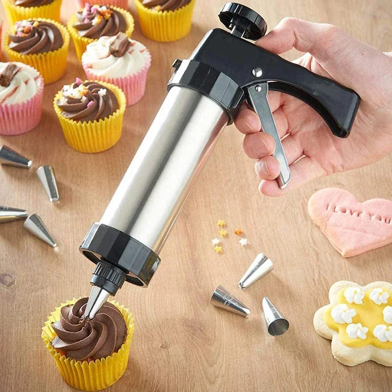 Kit Pistol Tekan Kue Stainless - Churros Maker Gun ulasan dan harga