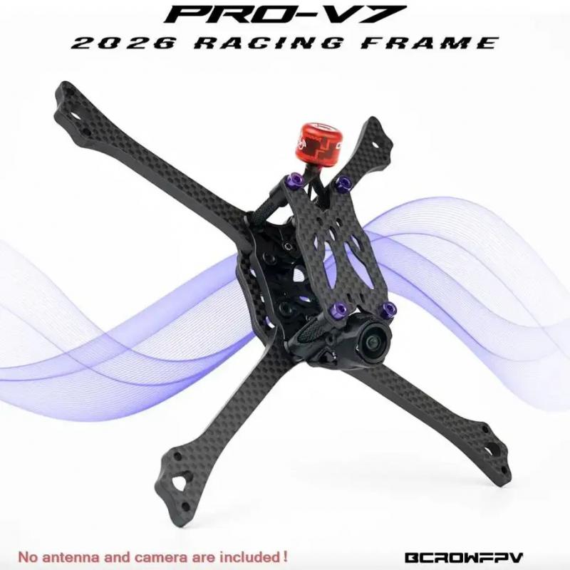 BCROWFPV PRO-V7 Rangka drone b - Crepe Pan Carbon ulasan dan harga