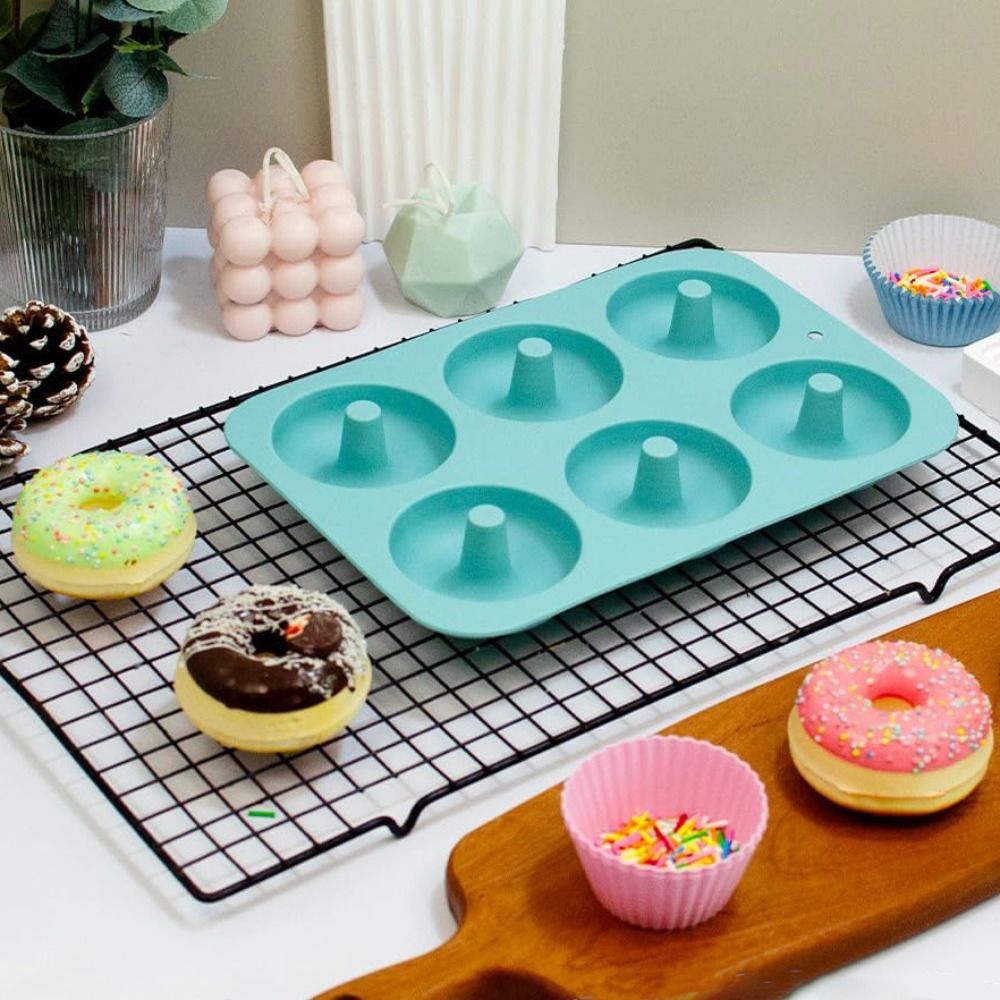 3 Buah Loyang Donat Silikon Ru - Donut Mold Silicone ulasan dan harga
