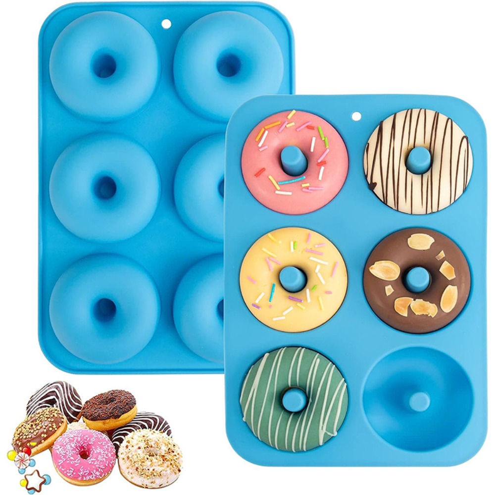 3 Buah Loyang Donat Silikon Ru - Donut Mold Silicone ulasan dan harga