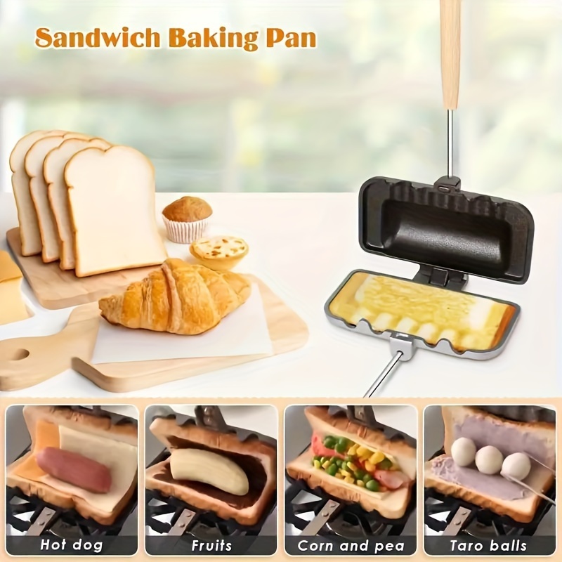 1 buah pembuat Sandwich sarapa - Hot Dog Press ulasan dan harga