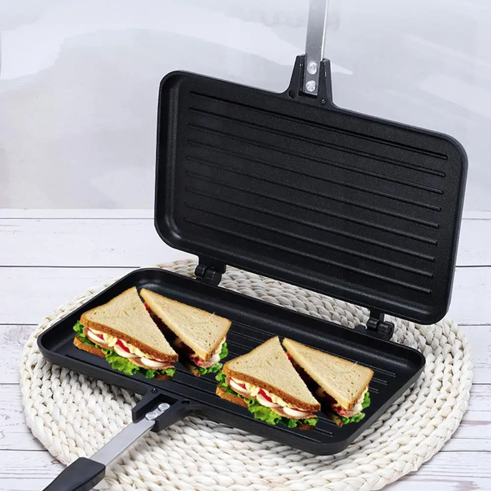 Wajan penggorengan dua sisi, a - Mini Pancake Griddle ulasan dan harga