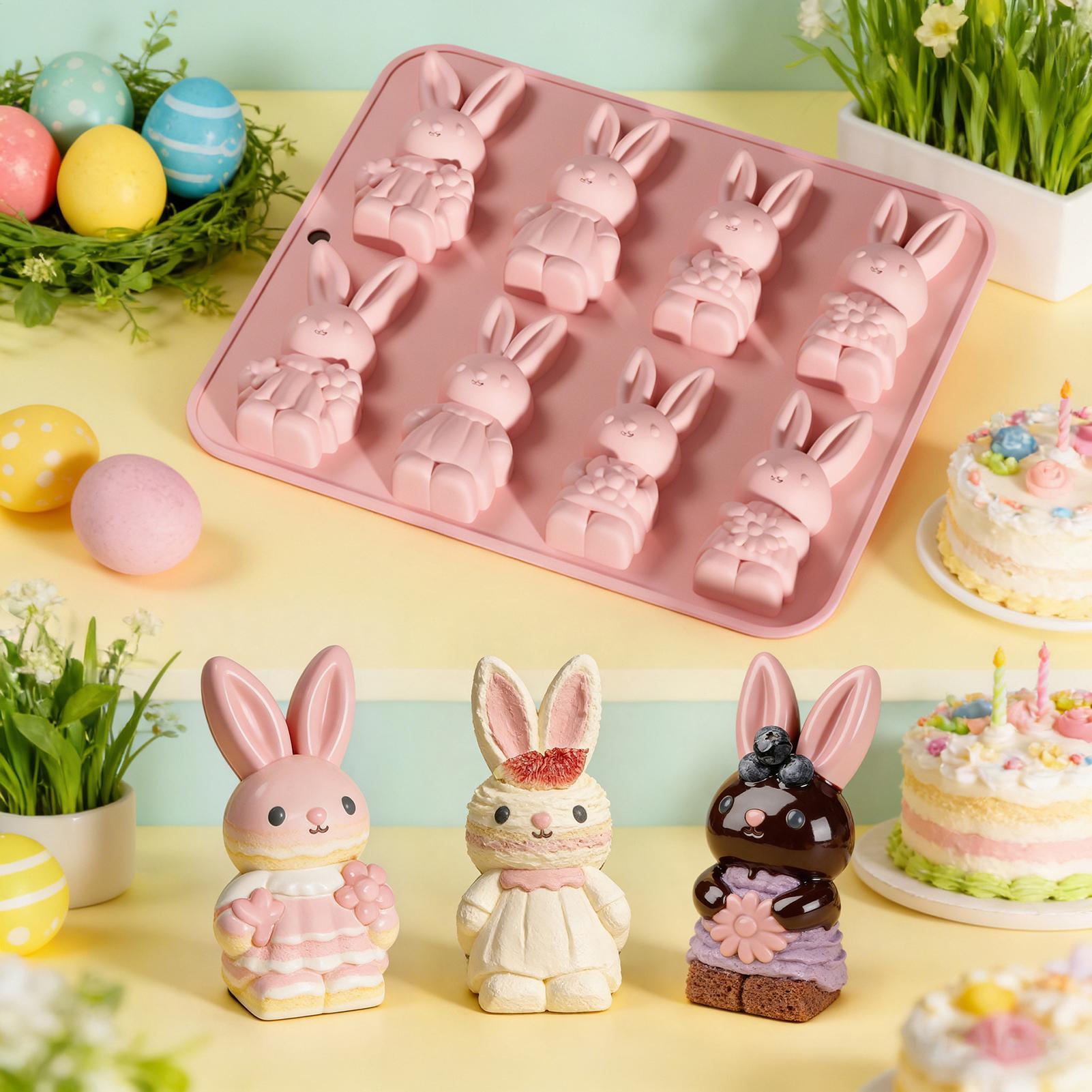 Cetakan Kue Silikon Kelinci Pa - Bunny Cake Mold ulasan dan harga