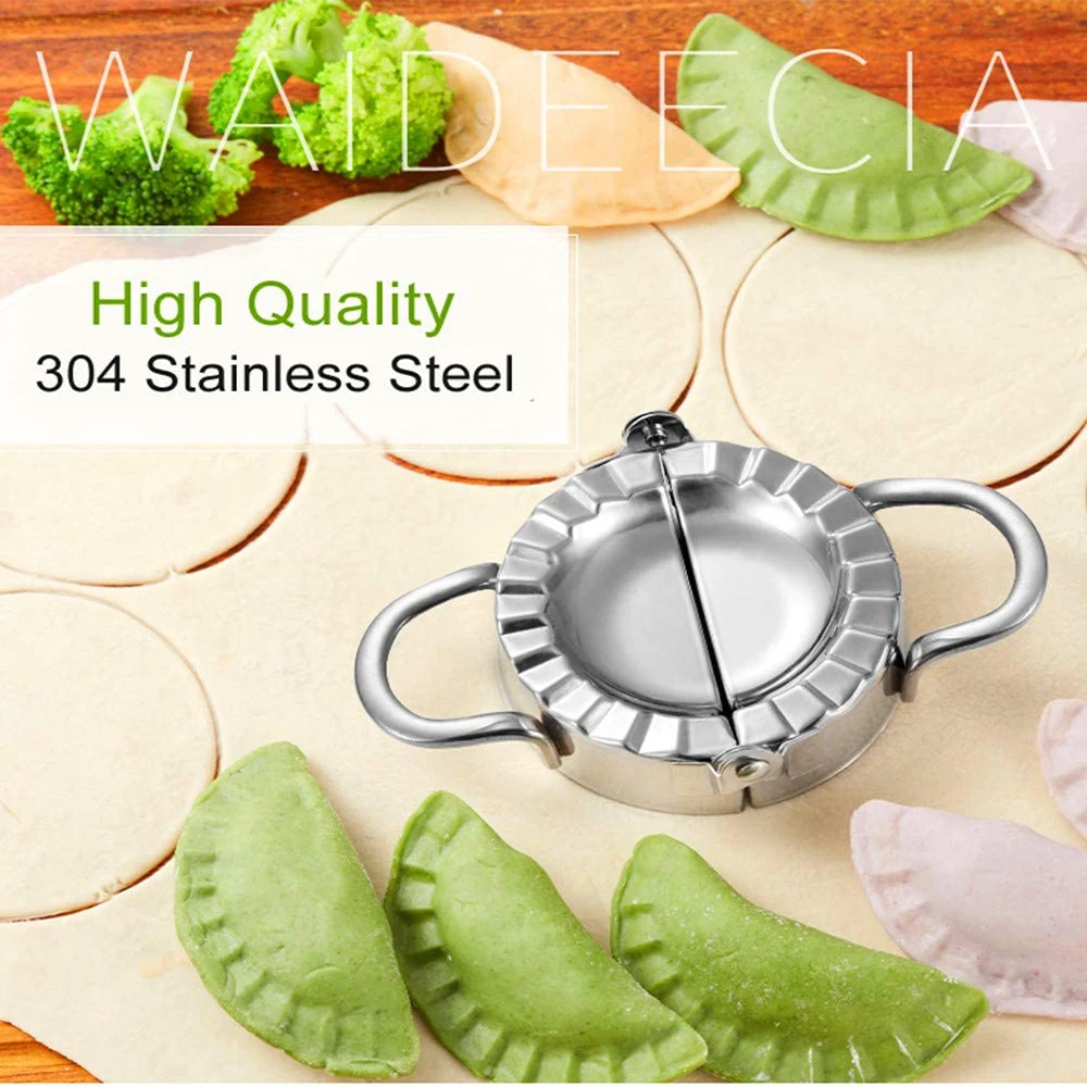 Cetakan pangsit baja tahan kar - Dumpling Press Set ulasan dan harga