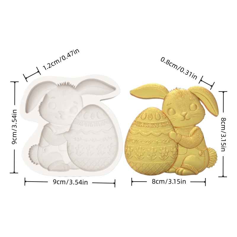 Cetakan Silikon Kelinci Pemega - Bunny Cake Mold ulasan dan harga