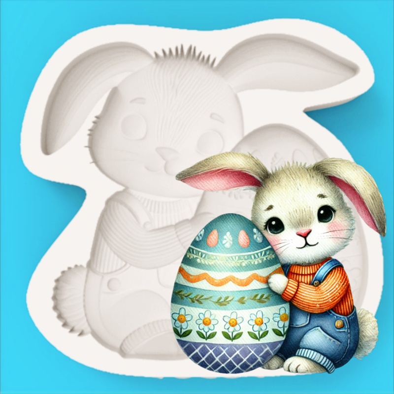Cetakan Silikon Kelinci Pemega - Bunny Cake Mold ulasan dan harga