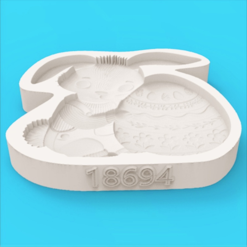 Cetakan Silikon Kelinci Pemega - Bunny Cake Mold ulasan dan harga
