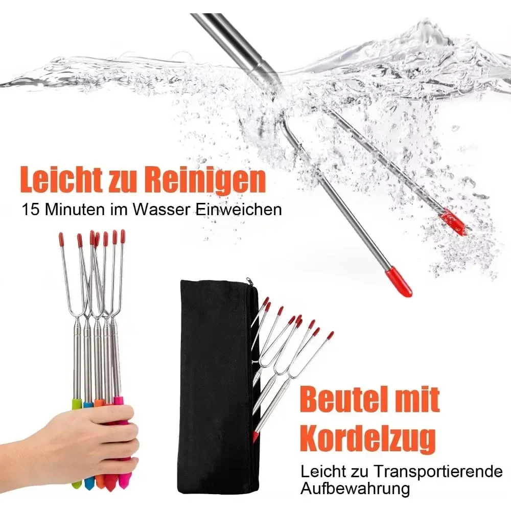Alat barbekyu teleskopik, garp - Corn Dog Stick ulasan dan harga